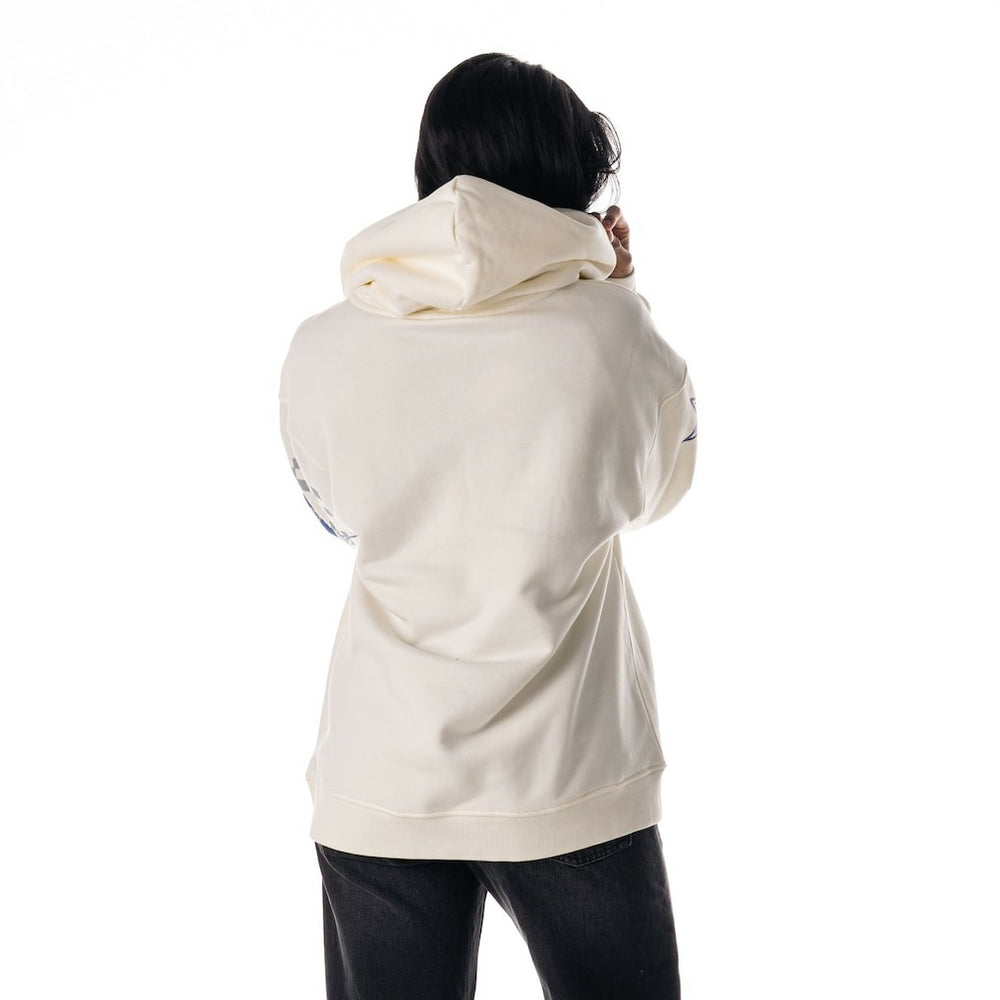 Dallas Cowboys The Wild Collective Unisex Stacked Graphic Sleeve Fleece Hoodie - White online