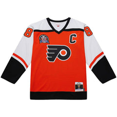 Eric Lindros Philadelphia Flyers Mitchell & Ness Big & Tall 1996-97 Blue Line 2.0 Jersey - Orange Jerseys