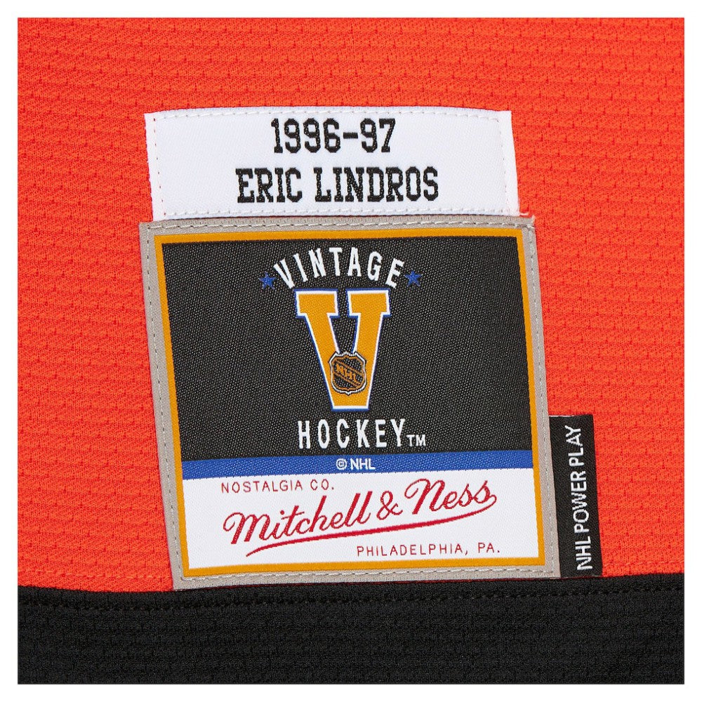Eric Lindros Philadelphia Flyers Mitchell & Ness Big & Tall 1996-97 Blue Line 2.0 Jersey - Orange Jerseys