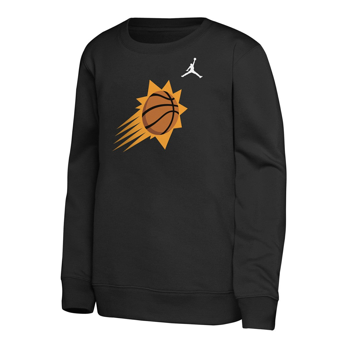 Phoenix Suns Jordan Brand Youth Courtside Statement Edition Sweatshirt - Black for sale