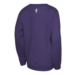 Charlotte Hornets Jordan Brand Youth Courtside Statement Edition Sweatshirt - Purple on sale