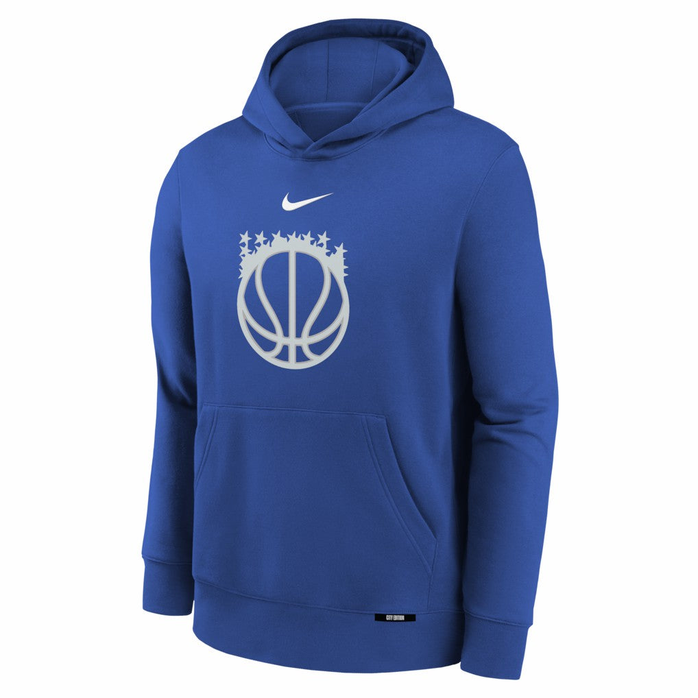 Orlando Magic Youth 2025/26 City Edition Club Fleece Pullover Hoodie - Royal online
