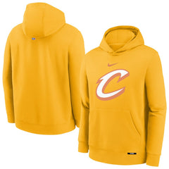 Cleveland Cavaliers Youth 2025/26 City Edition Club Fleece Pullover Hoodie sale - Yellow online