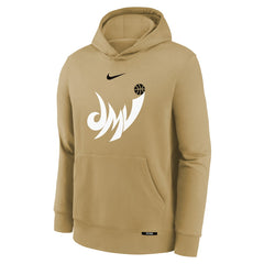 Washington Wizards Youth 2025/26 City Edition Club Logo Fleece Hoodie - Tan discount