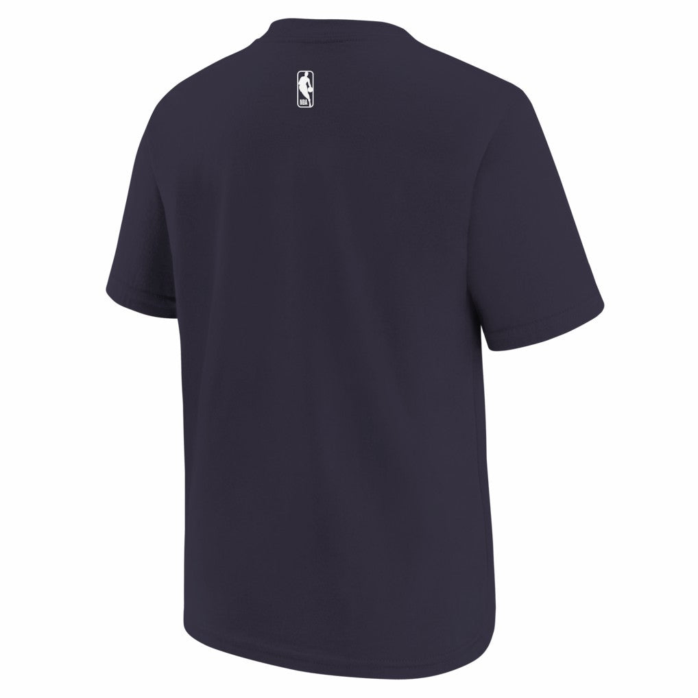 Minnesota Timberwolves Youth 2025/26 City Edition Max90 T-Shirt - Purple/Navy discount