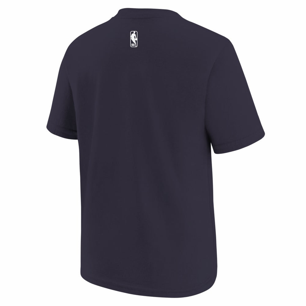 Minnesota Timberwolves Youth 2025/26 City Edition Max90 T-Shirt - Purple/Navy discount
