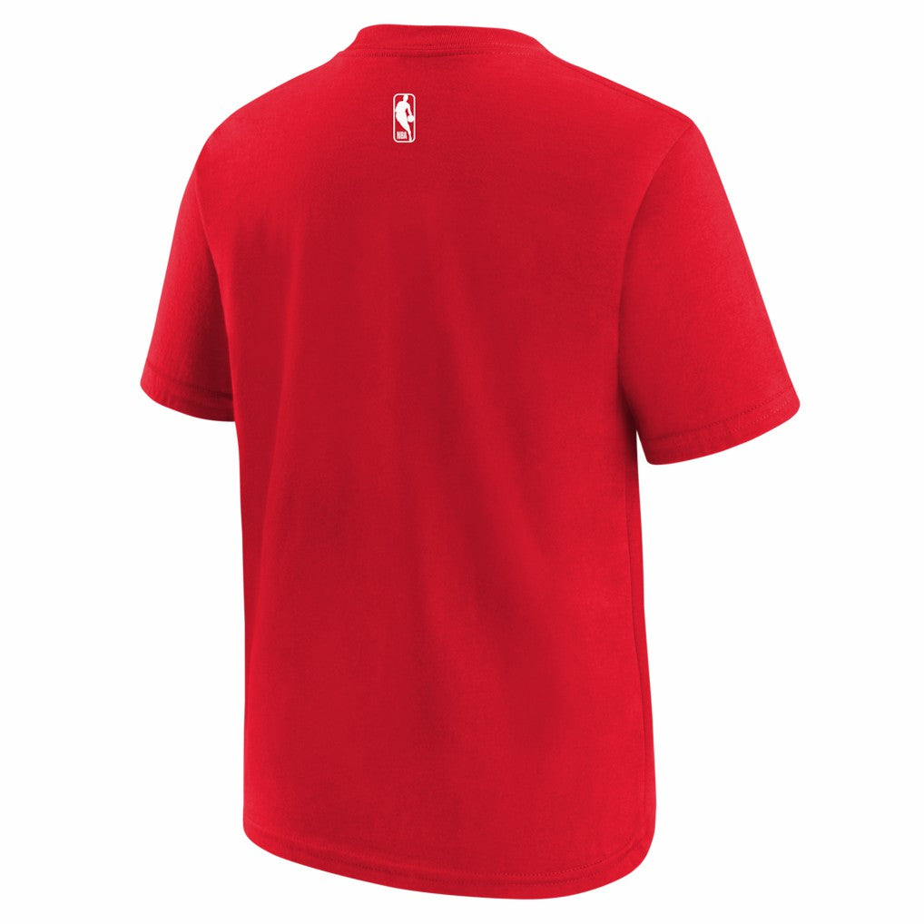 Houston Rockets Youth 2025/26 City Edition Max90 T-Shirt - Red/White discount