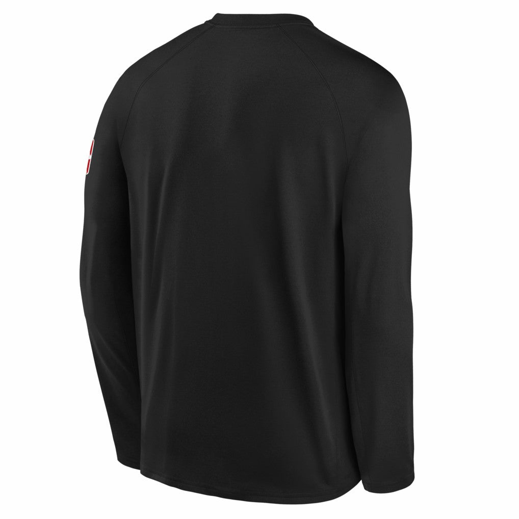 Denver Nuggets Youth 2025/26 City Edition Dri-Fit Long Sleeve Game Top sale - Black for sale