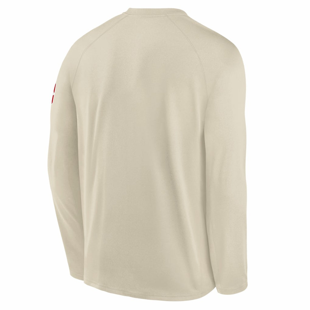 Milwaukee Bucks Youth 2025/26 City Edition Dri-Fit Long Sleeve Game Top - White for sale