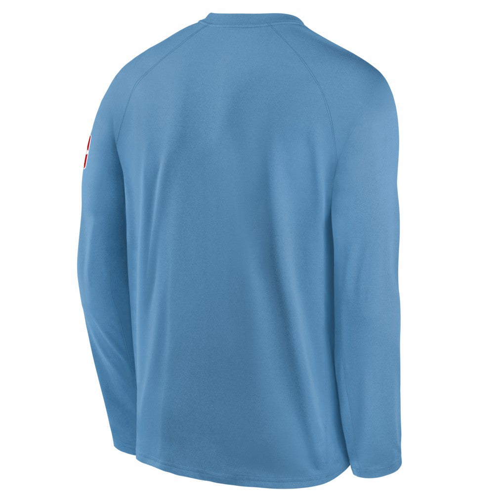 Memphis Grizzlies Youth 2025/26 City Edition Dri-Fit Long Sleeve Game Top - Light Blue outlet