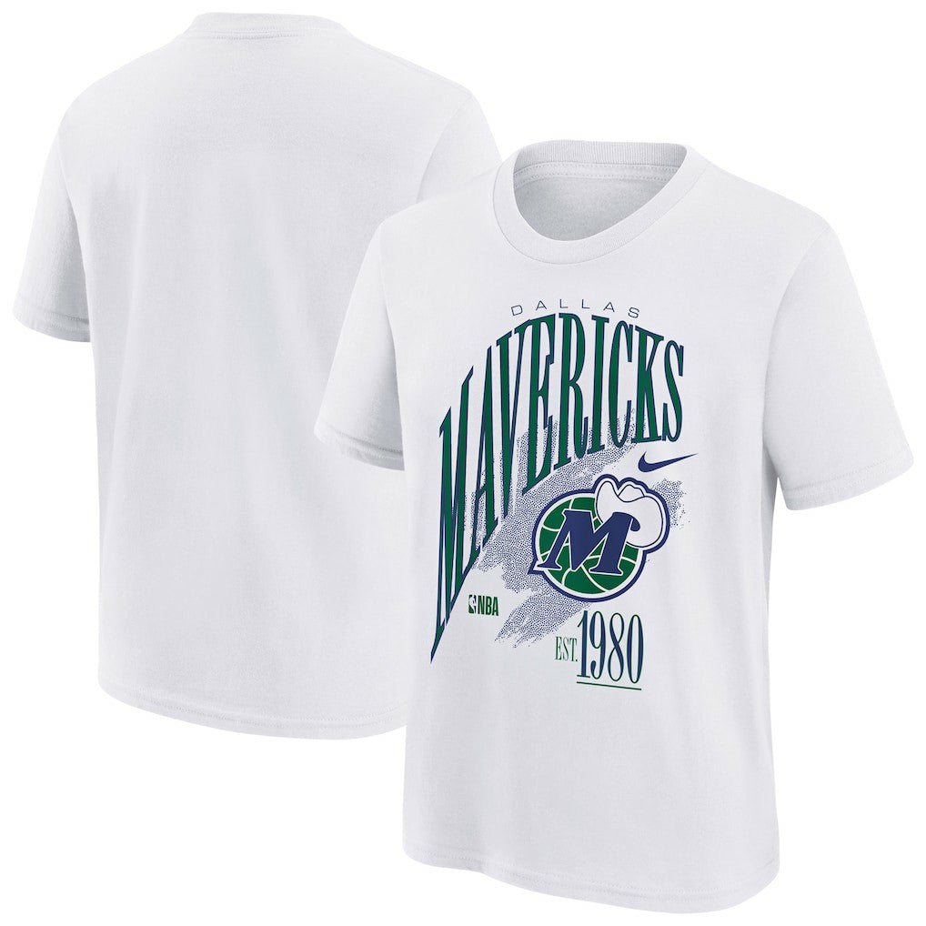 Dallas Mavericks Youth Hardwood Classics Champs Max90 T-Shirt sale - White sale