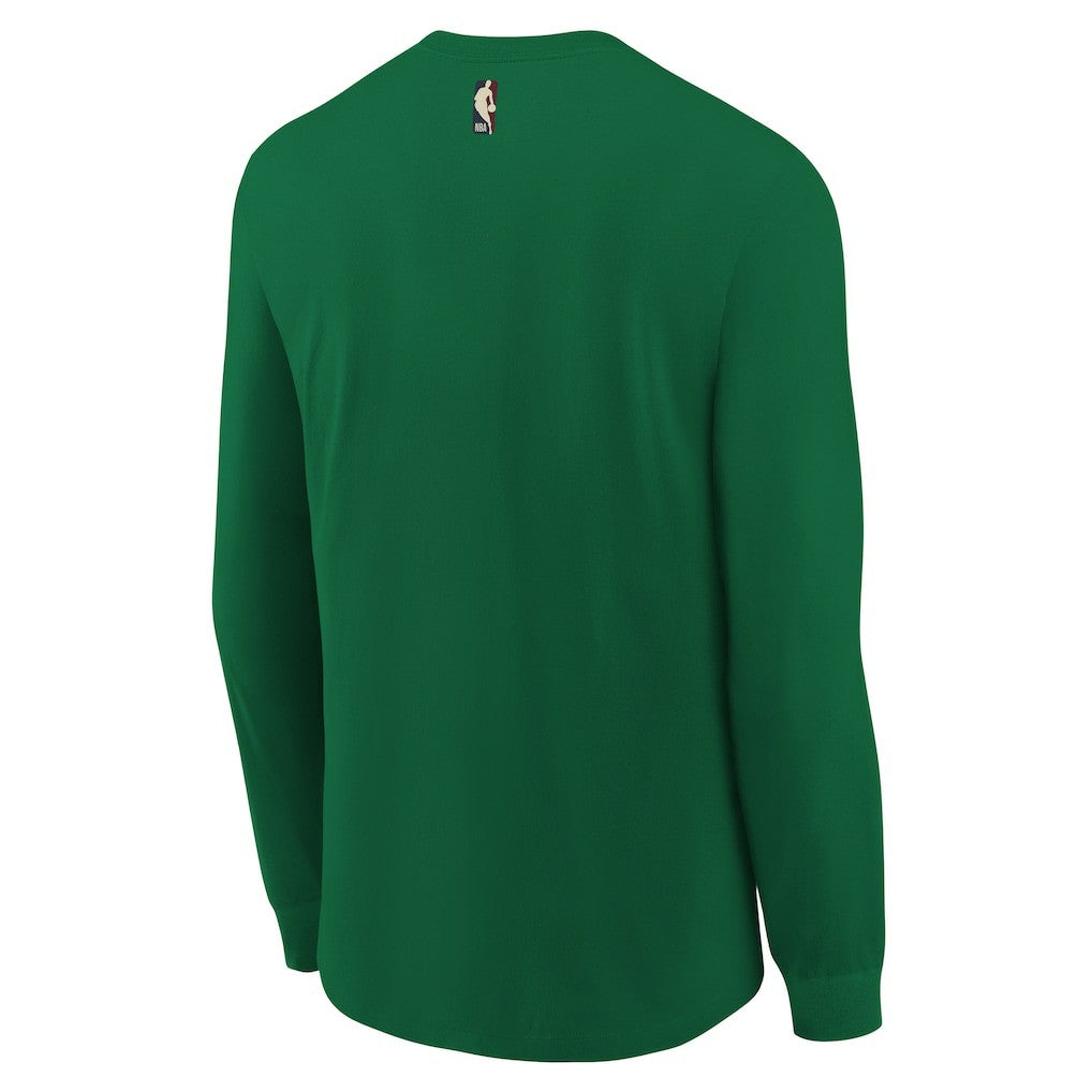 Dallas Mavericks Youth Hardwood Classics Essential Logo Max90 Long Sleeve T-Shirt sale - Green discount