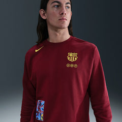Barcelona Special Edition Club Fleece Sweatshirt - Red on sale