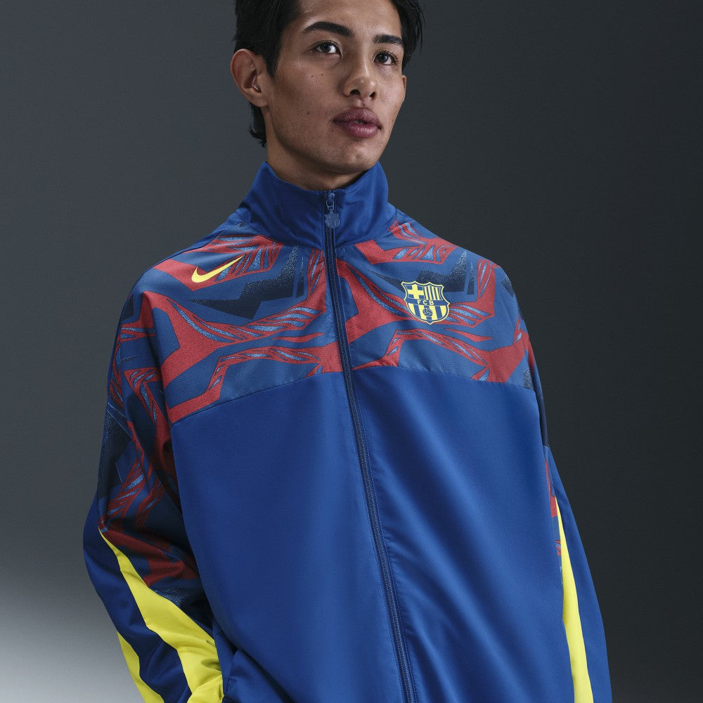 Barcelona Special Edition Street Woven Full-Zip Jacket - Blue cheap