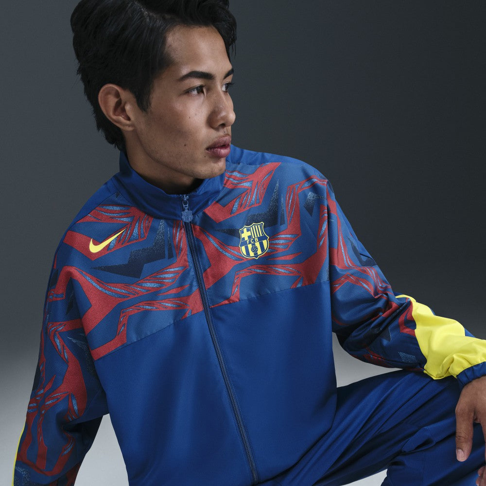 Barcelona Special Edition Street Woven Full-Zip Jacket - Blue cheap