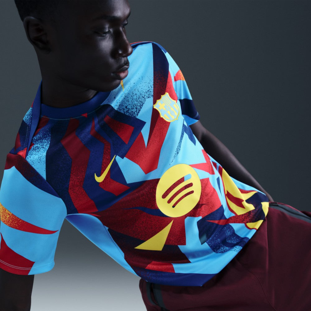 Barcelona Special Edition Academy Pro Pre-Match Dri-FIT Top - Blue for sale