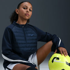 Chelsea Youth 2025/26 Academy Winter Warrior Drill Training Top - Navy outlet