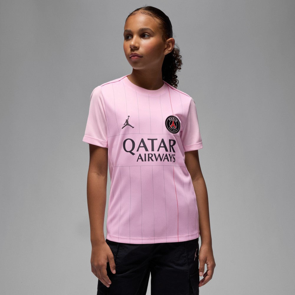 Paris Saint-Germain Jordan Brand Youth 2025/26 Fourth Academy Pro Pre-Match Top - Pink shop