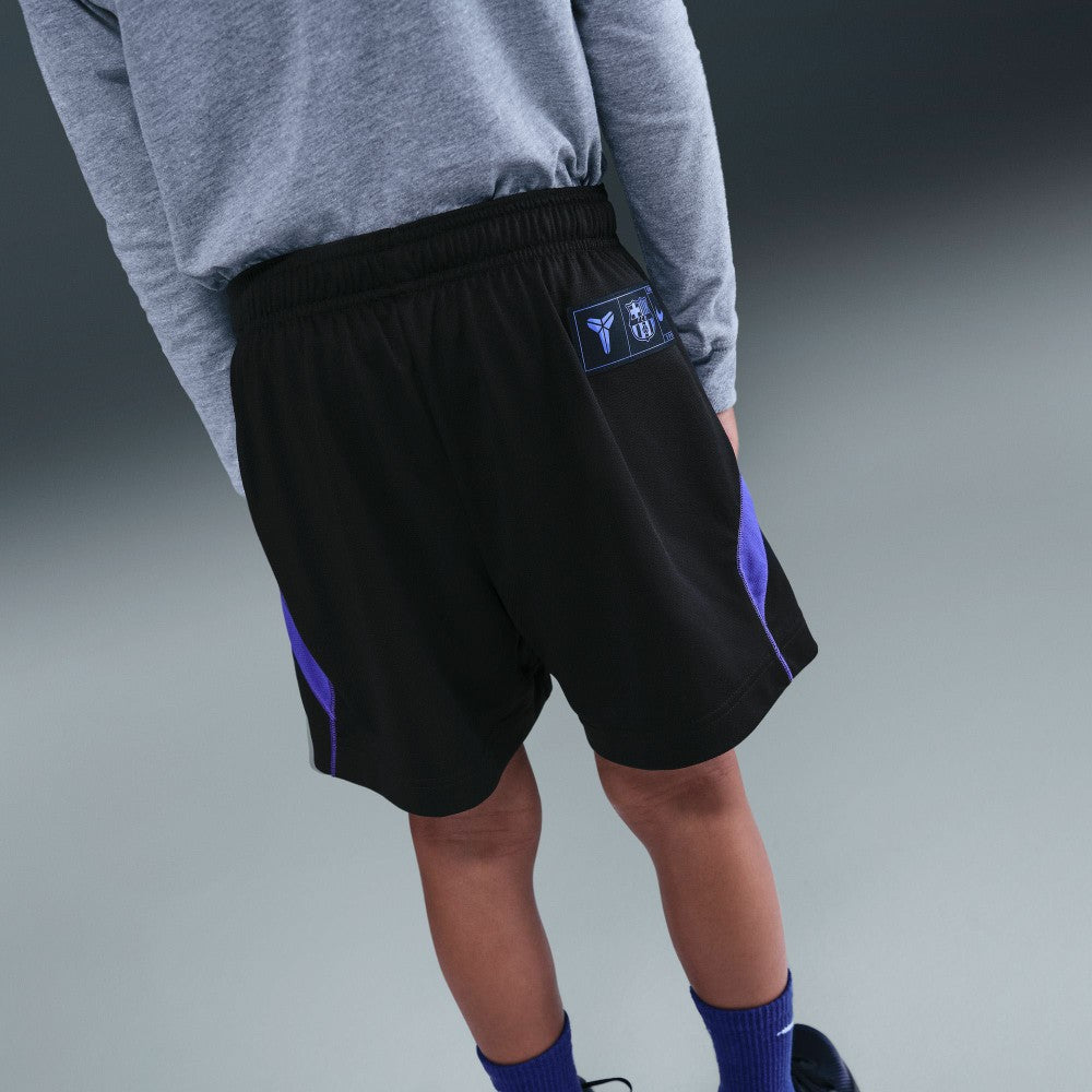 Barcelona Youth 2025/26 Away Kobe Fundamental Dri-FIT Shorts - Black outlet
