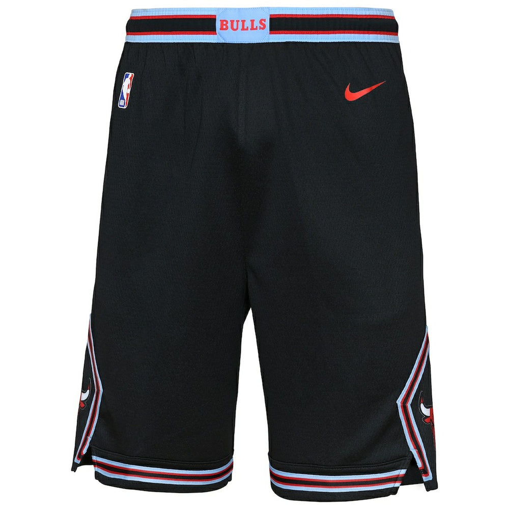 Chicago Bulls Youth 2025/26 City Edition Swingman Performance Shorts - Black cheap