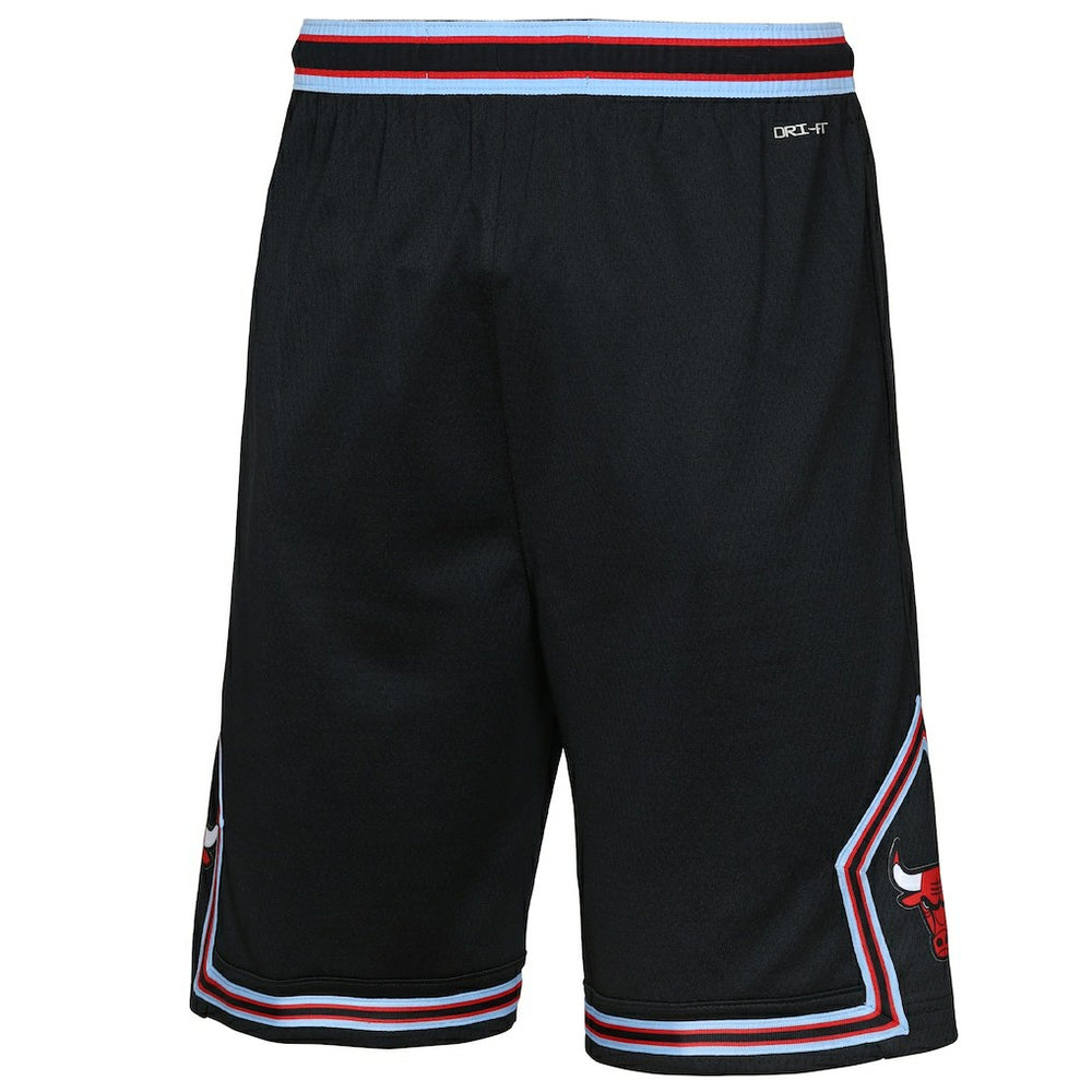 Chicago Bulls Youth 2025/26 City Edition Swingman Performance Shorts - Black cheap