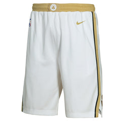 Boston Celtics Youth 2025/26 City Edition Swingman Performance Shorts - White discount