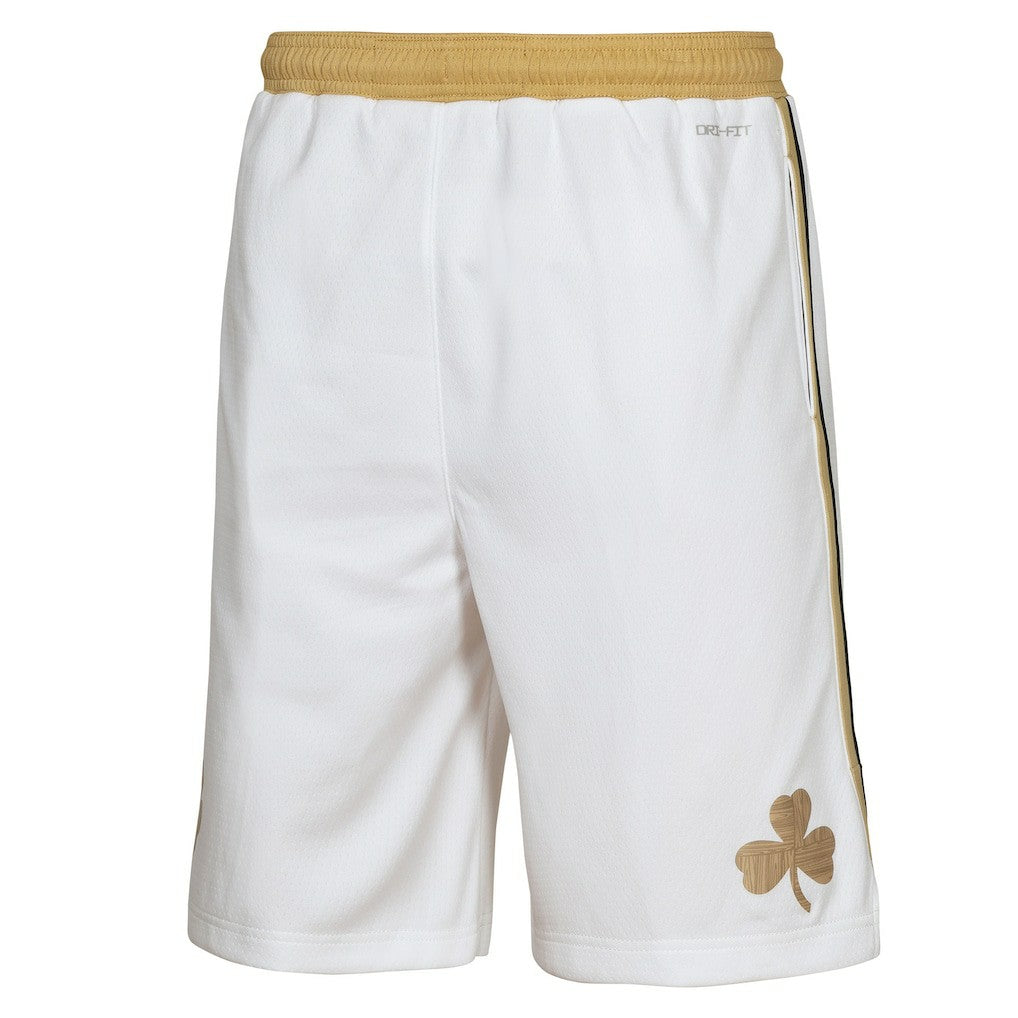Boston Celtics Youth 2025/26 City Edition Swingman Performance Shorts - White discount