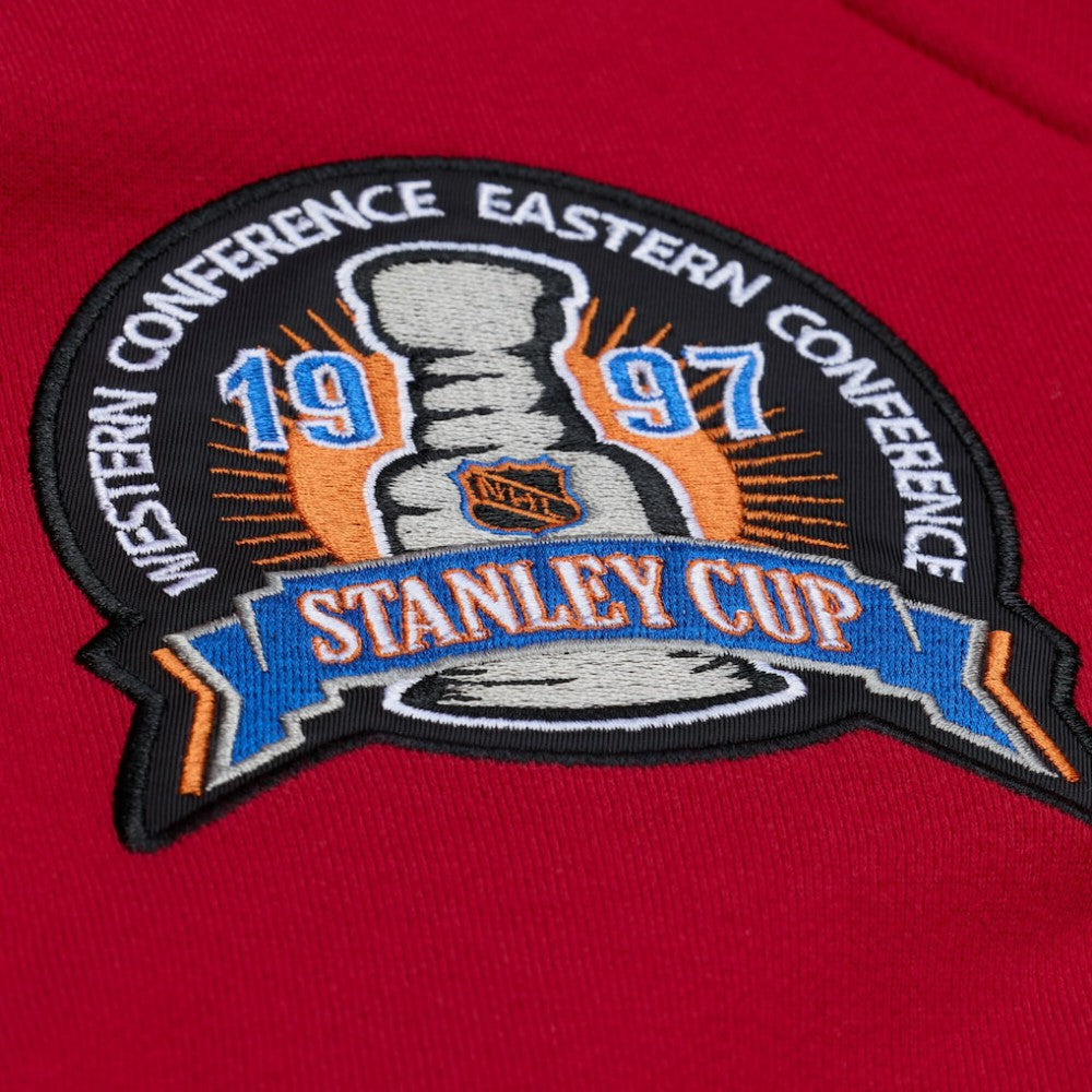 Steve Yzerman Detroit Red Wings Mitchell & Ness 1997 Name & Number Premium Pullover Hoodie - Scarlet Hoodies