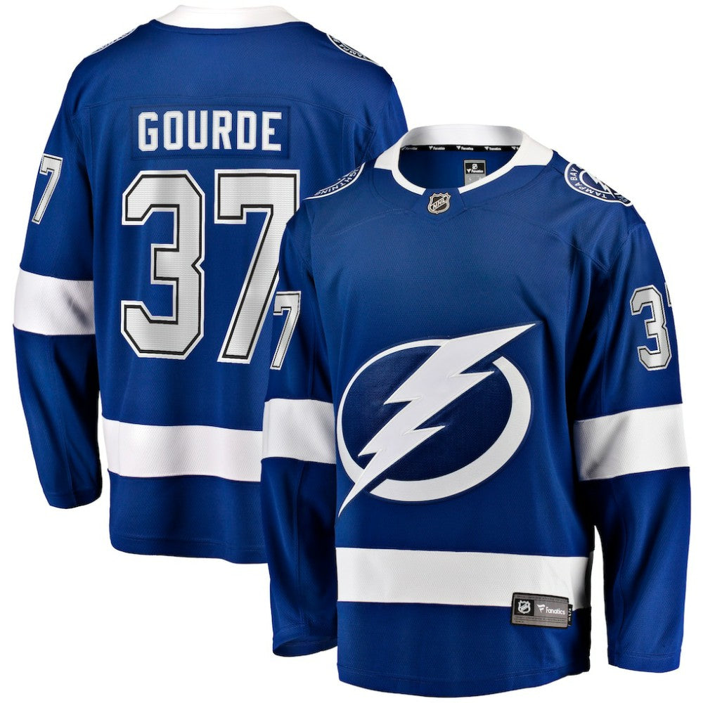 Yanni Gourde Tampa Bay Lightning Fanatics Home Breakaway Jersey - Blue Jerseys