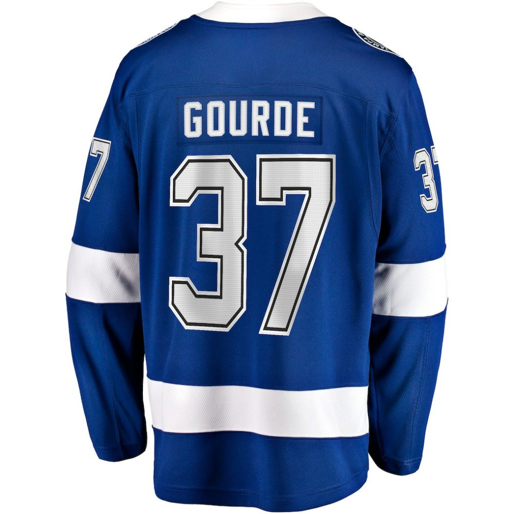 Yanni Gourde Tampa Bay Lightning Fanatics Home Breakaway Jersey - Blue Jerseys
