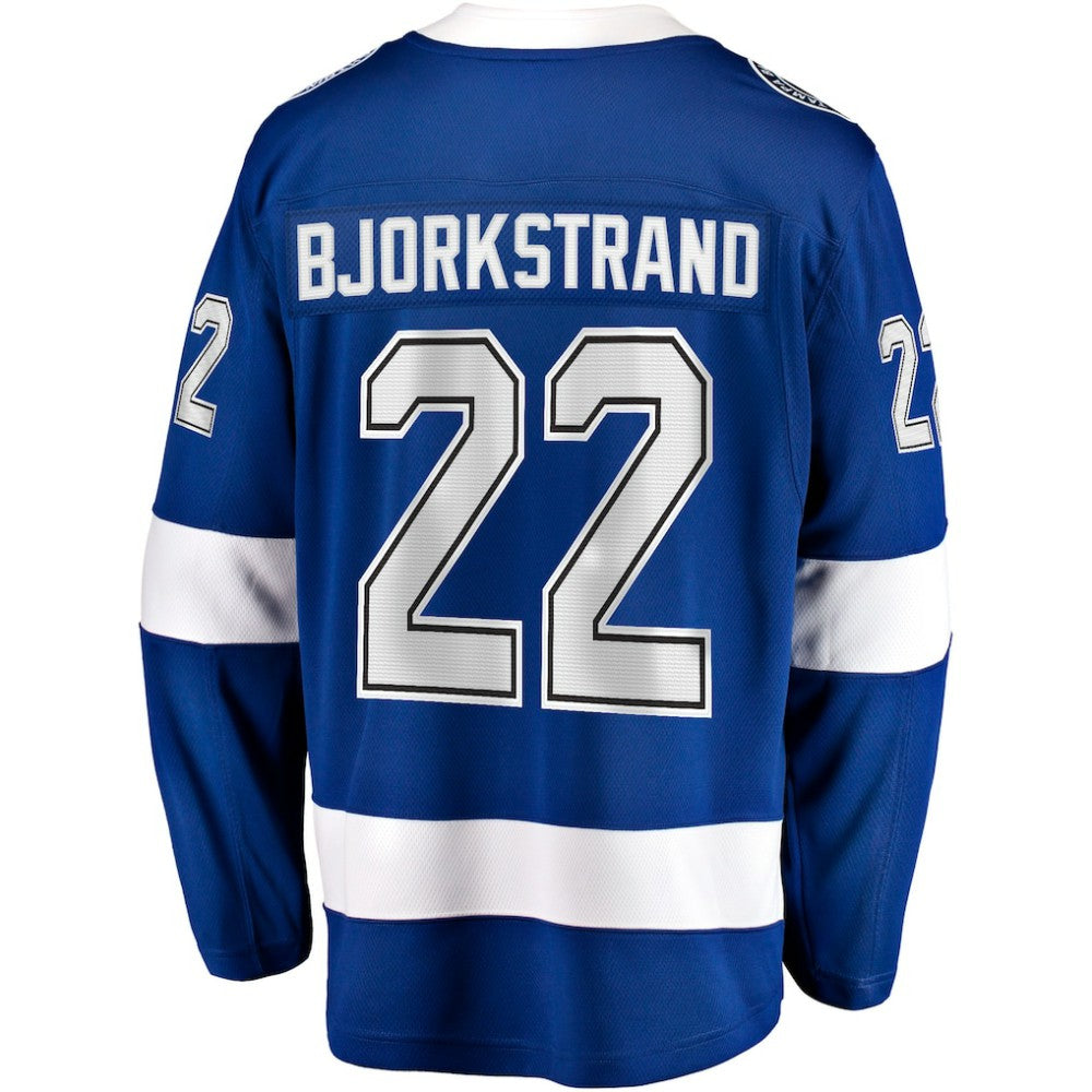 Oliver Bjorkstrand Tampa Bay Lightning Fanatics Home Breakaway Jersey - Blue Jerseys