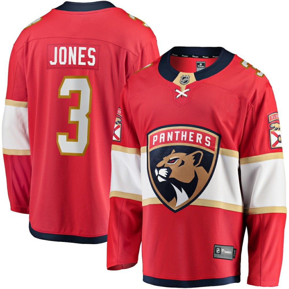 Seth Jones Florida Panthers Fanatics Home Breakaway Jersey - Red Jerseys