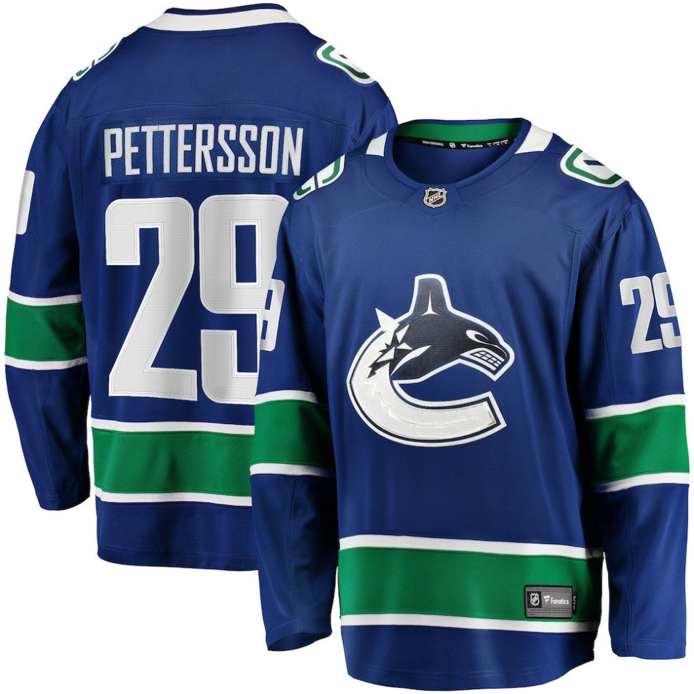 Marcus Pettersson Vancouver Canucks Fanatics Home Breakaway Jersey - Blue Jerseys
