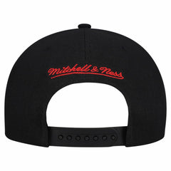 Buffalo Sabres Mitchell & Ness Retro Script Colorblock Snapback Hat - Black Hats
