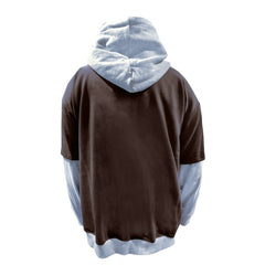 Cleveland Browns Big & Tall Twofer Pullover Hoodie - Brown/Heather Gray outlet