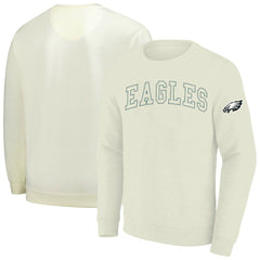 Philadelphia Eagles Profile Big & Tall Fleece Sweatshirt - Cream cheap