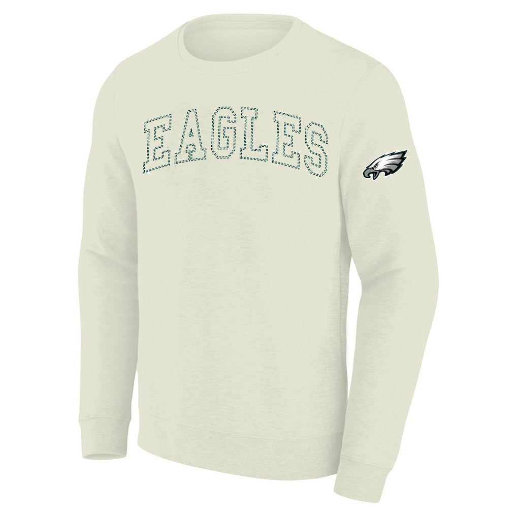 Philadelphia Eagles Profile Big & Tall Fleece Sweatshirt - Cream cheap