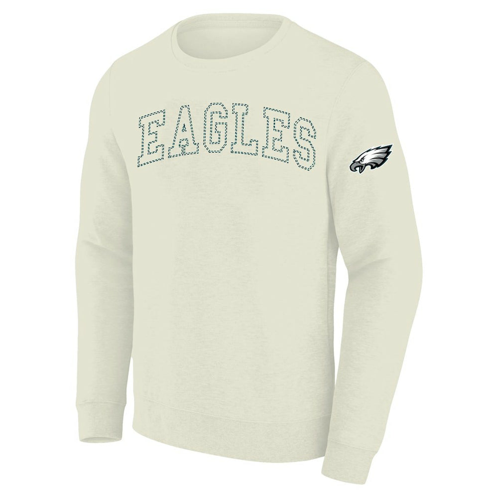 Philadelphia Eagles Profile Big & Tall Fleece Sweatshirt - Cream cheap
