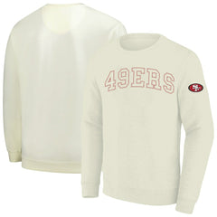 San Francisco 49ers Profile Big & Tall Fleece Sweatshirt - Cream for sale