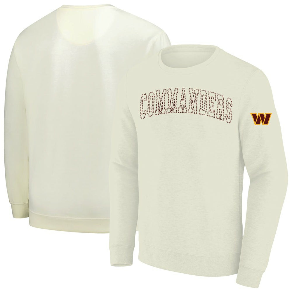 Washington Commanders Profile Big & Tall Fleece Sweatshirt - Cream outlet