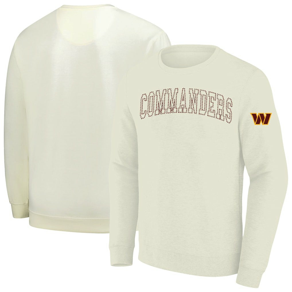 Washington Commanders Profile Big & Tall Fleece Sweatshirt - Cream outlet