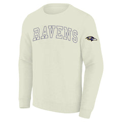 Baltimore Ravens Profile Big & Tall Fleece Sweatshirt - Cream outlet
