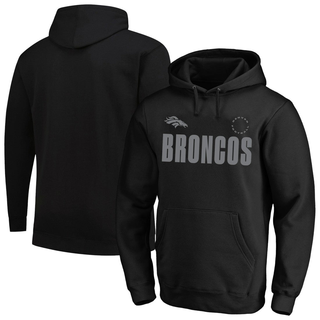 Denver Broncos Big & Tall Chip Shot Hoodie - Black discount