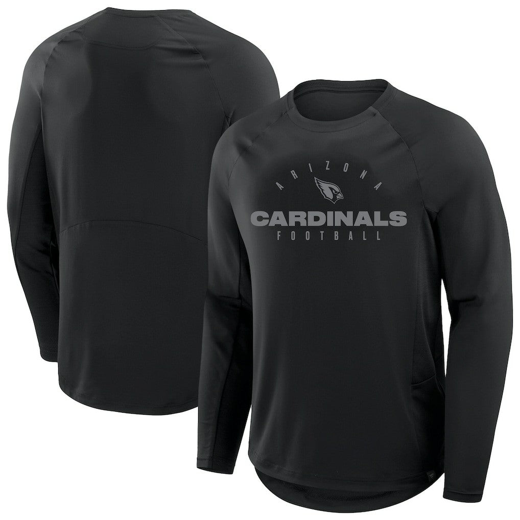 Arizona Cardinals Big & Tall Coverage Scheme Long Sleeve T-Shirt - Black on sale
