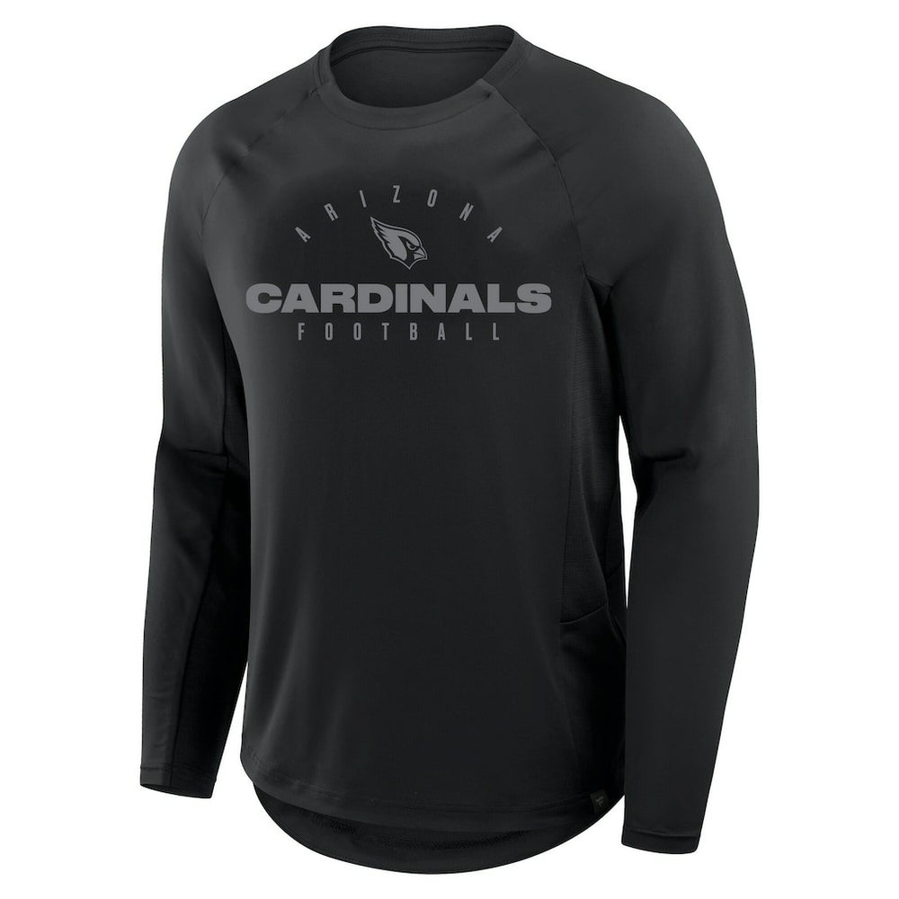 Arizona Cardinals Big & Tall Coverage Scheme Long Sleeve T-Shirt - Black on sale