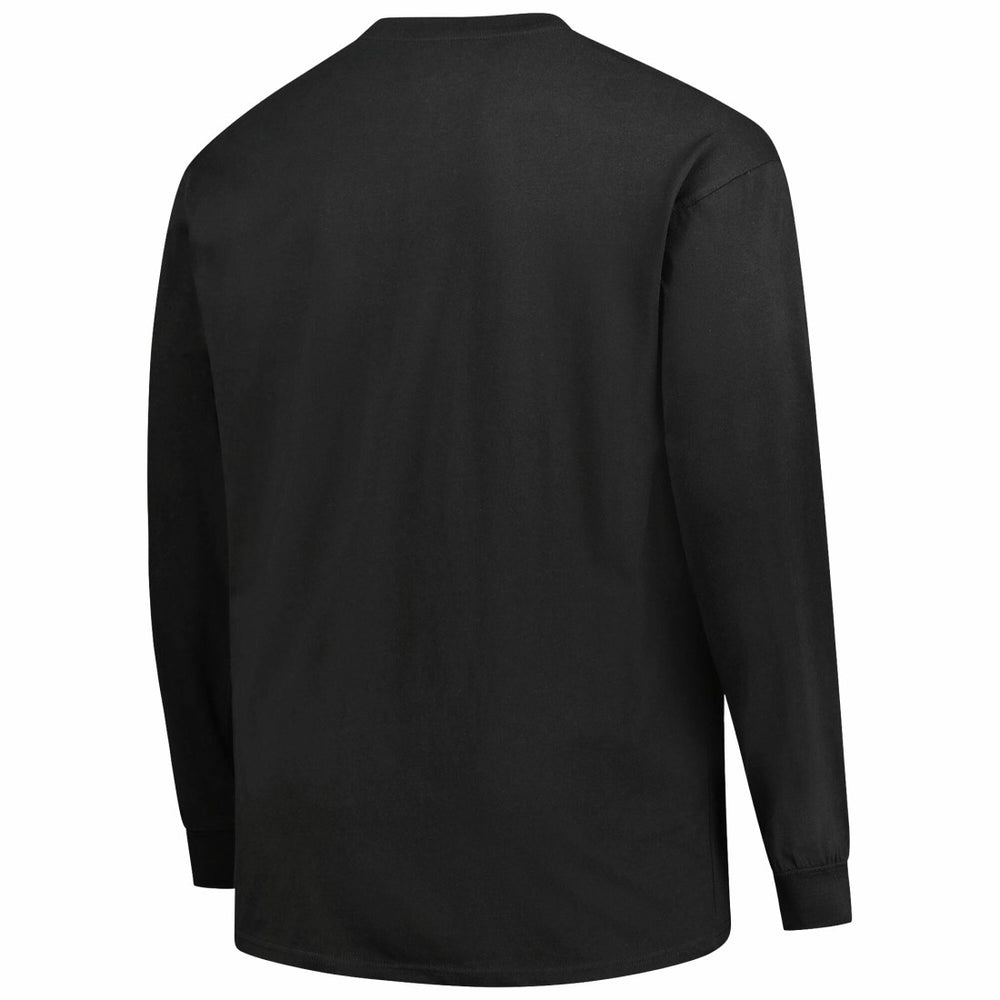 Tennessee Titans Big & Tall Coverage Scheme Long Sleeve T-Shirt - Black sale