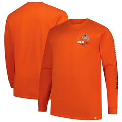 Cleveland Browns Big & Tall Clock Management Legacy Long Sleeve T-Shirt - Orange on sale