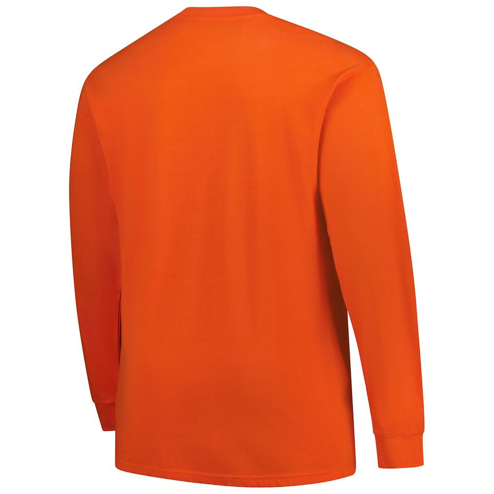 Cleveland Browns Big & Tall Clock Management Legacy Long Sleeve T-Shirt - Orange on sale