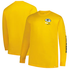 Green Bay Packers Big & Tall Clock Management Legacy Long Sleeve T-Shirt - Gold outlet