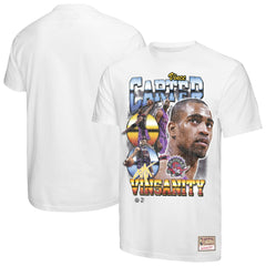 Vince Carter Toronto Raptors Hardwood Classics Commemorative Player Collage T-Shirt - White on sale